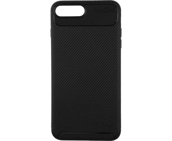 Купить Чехол-накладка Ipaky Carbon Fiber Series/Soft TPU Case Apple iPhone 7 Plus/8 Plus Brown, фото , характеристики, отзывы