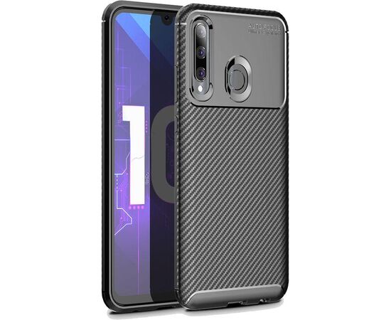 Придбати Чехол-накладка Ipaky Carbon Fiber Series/Soft TPU Case Honor 10i Black, image , характеристики, відгуки