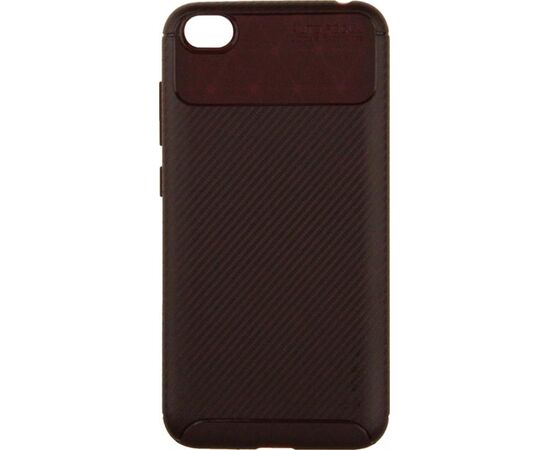 Купить Чехол-накладка Ipaky Carbon Fiber Series/Soft TPU Case Xiaomi Redmi Go Brown, фото , характеристики, отзывы