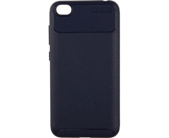 Купить Чехол-накладка Ipaky Carbon Fiber Series/Soft TPU Case Xiaomi Redmi Go Blue, фото , характеристики, отзывы