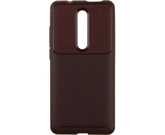 Купить Чехол-накладка Ipaky Carbon Fiber Series/Soft TPU Case Xiaomi Mi 9T/Mi 9T Pro/Redmi K20/K20 Pro Brown, фото , характеристики, отзывы