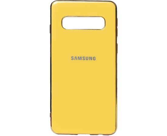 Придбати Чехол-накладка TOTO Electroplate TPU Case Samsung Galaxy S10 Yellow, image , характеристики, відгуки