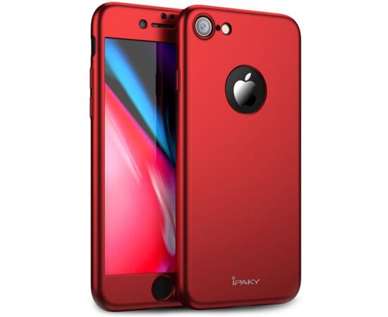 Придбати Чехол-накладка Ipaky 360 PC Full Protection Case Apple iPhone 7 Plus/8 Plus Red, image , характеристики, відгуки