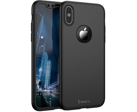 Купить Чехол-накладка Ipaky 360 PC Full Protection Case Apple iPhone XS Black, фото , характеристики, отзывы