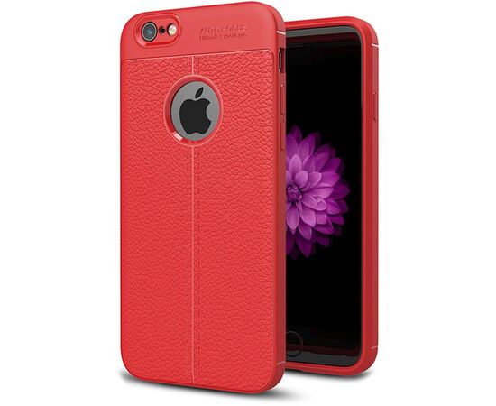 Придбати Чехол-накладка Ipaky TPU Litchi Stria Series Case Apple iPhone 6/6s Red, image , характеристики, відгуки