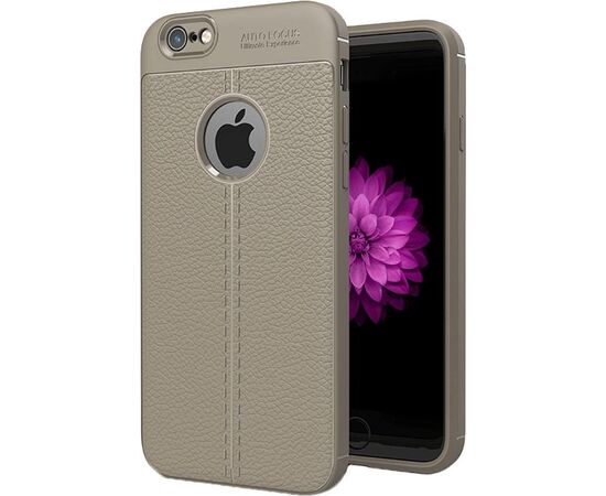 Купить Чехол-накладка Ipaky TPU Litchi Stria Series Case Apple iPhone 6 Plus/6s Plus Gray, фото , изображение 2, характеристики, отзывы