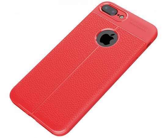 Придбати Чехол-накладка Ipaky TPU Litchi Stria Series Case Apple iPhone 7 Plus/8 Plus Red, image , характеристики, відгуки