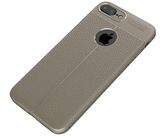 Придбати Чехол-накладка Ipaky TPU Litchi Stria Series Case Apple iPhone 7 Plus/8 Plus Gray, image , характеристики, відгуки