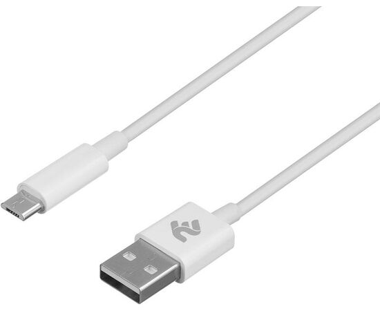 Купить Кабель 2E Micro USB Molding Type 1m White, фото , изображение 2, характеристики, отзывы