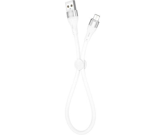 Придбати Кабель XO microUSB NB179 2.4A/0,25m White, image , характеристики, відгуки