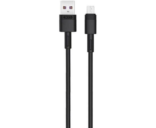 Придбати Кабель XO microUSB NBQ166 5A/1m Black, image , характеристики, відгуки