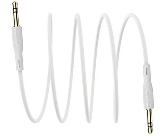 Купить Переходник Borofone BL1 Audiolink audio AUX cable 1m White, фото , характеристики, отзывы