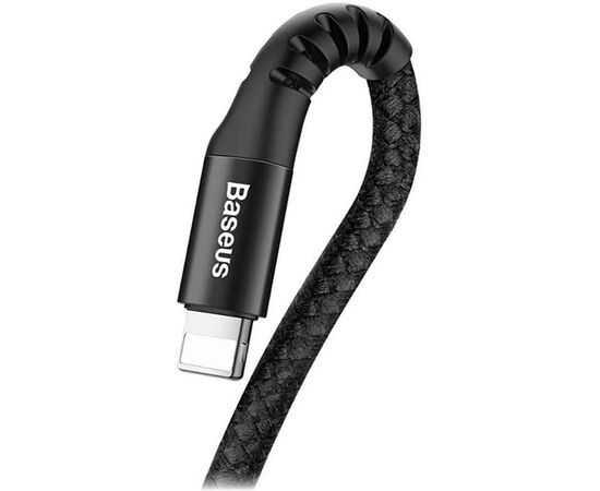 Купить Кабель Baseus Fish eye Spring Data Cable Lightning 1m Black, фото , изображение 2, характеристики, отзывы