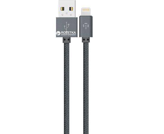 Придбати Кабель Intaleo CBGNYL2 Lightning 2м Grey, image , характеристики, відгуки