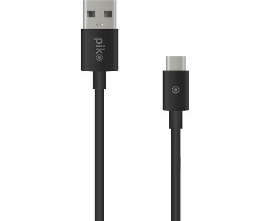 Придбати Кабель Piko CB-UT12 USB Type-C 2м Black, image , характеристики, відгуки