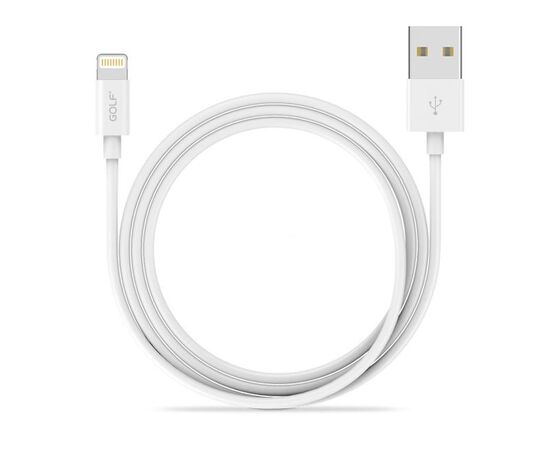 Купить Кабель GOLF GC-01I High Speed Lightning cable 1.5m White, фото , характеристики, отзывы