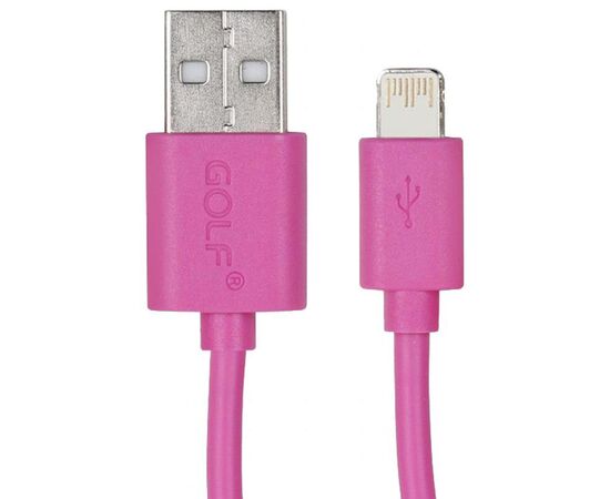 Придбати Кабель GOLF GC-01I High Speed Lightning cable 0.9m Pink, image , характеристики, відгуки