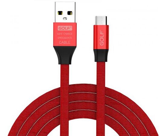 Купить Кабель GOLF GC-55M Micro cable 1m Red, фото , характеристики, отзывы