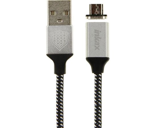 Купить Кабель INKAX CK-50 magnetic Micro cable 1m Black, фото , изображение 2, характеристики, отзывы