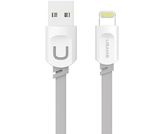 Купить Кабель Usams US-SJ008 Lightning cable 1m Grey, фото , характеристики, отзывы