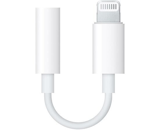 Придбати Переходник Apple Lightning to 3.5mm Headphones for iPhone White, image , зображення 2, характеристики, відгуки