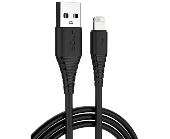 Купить Кабель GOLF GC-64I Lightning cable 1m Black, фото , изображение 3, характеристики, отзывы