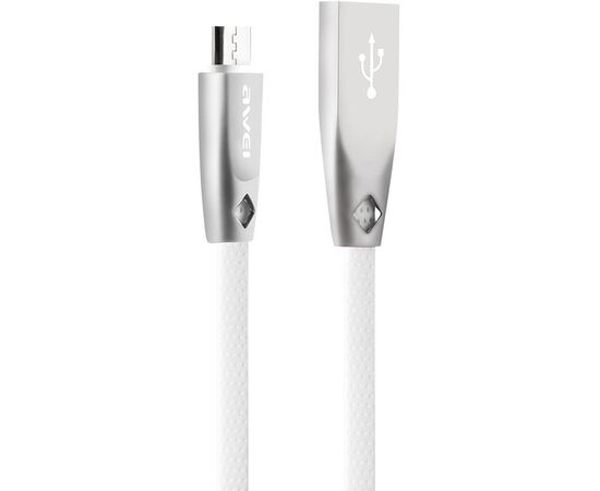 Купить Кабель AWEI CL-96 Micro cable 1m White, фото , характеристики, отзывы