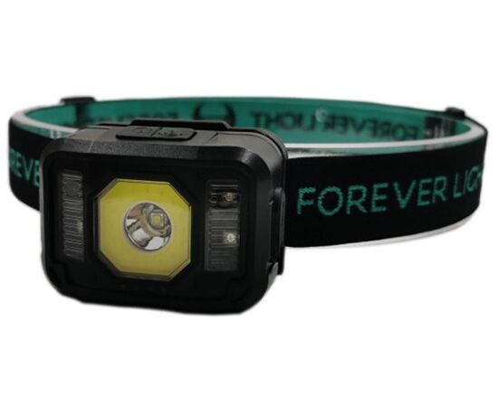 Купить Фонарь налобный Forever Light Senso XP-E 3W + COB 3W with sensor 270lm 1200mAh Li-Pol Black, фото , характеристики, отзывы