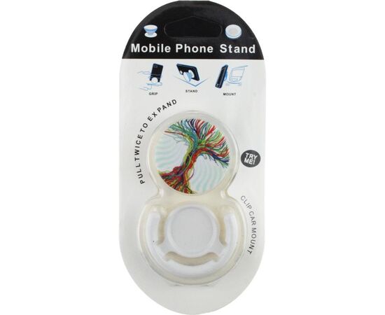 Купить Держатель для телефона TOTO Popsocket plastic BNS-C 845 Tree (White), фото , характеристики, отзывы