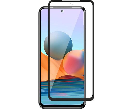 Придбати Защитное стекло TOTO 5D Full Cover Tempered Glass Redmi Note 10 Black, image , характеристики, відгуки