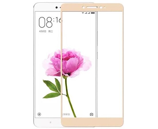 Купить Защитное стекло TOTO 2.5D Full Cover Tempered Glass Xiaomi Mi Max (soft edges) Gold, фото , характеристики, отзывы