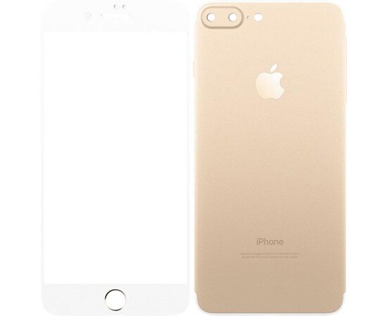 Придбати Защитное стекло TOTO 2,5D Full cover Tempered Glass front and back for iPhone 7 Plus Gold, image , характеристики, відгуки