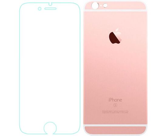 Купить Защитное стекло TOTO Metal Tempered Glass 0.2 mm front and back iPhone 6/6s Rose Gold, фото , характеристики, отзывы