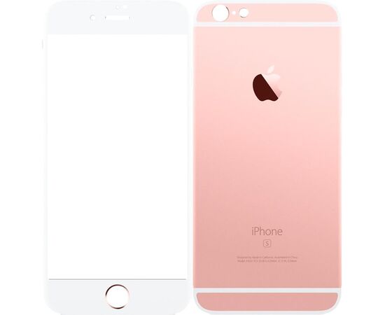 Купить Защитное стекло TOTO Metal Tempered Glass 0.2 mm front and back iPhone 6 Plus/6s Plus Rose Gold, фото , характеристики, отзывы