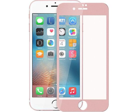 Придбати Защитное стекло TOTO 3D Full Cover Tempered Glass iPhone 7/8/SE 2020 Rose Gold, image , характеристики, відгуки