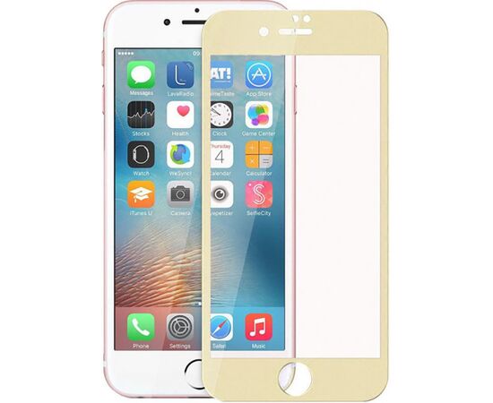 Придбати Защитное стекло TOTO 3D Full Cover Tempered Glass iPhone 7/8/SE 2020 Gold, image , характеристики, відгуки