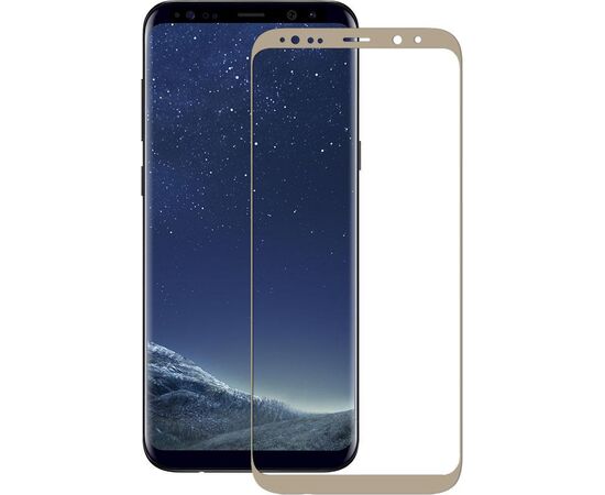 Придбати Защитное стекло Mocolo 3D Full Cover Tempered Glass Samsung Galaxy S8 Plus Gold, image , характеристики, відгуки