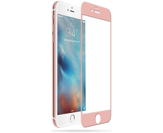 Придбати Защитное стекло Mocolo 2.5D Full Cover Tempered Glass iPhone 6/6s Silk Rose, image , зображення 3, характеристики, відгуки