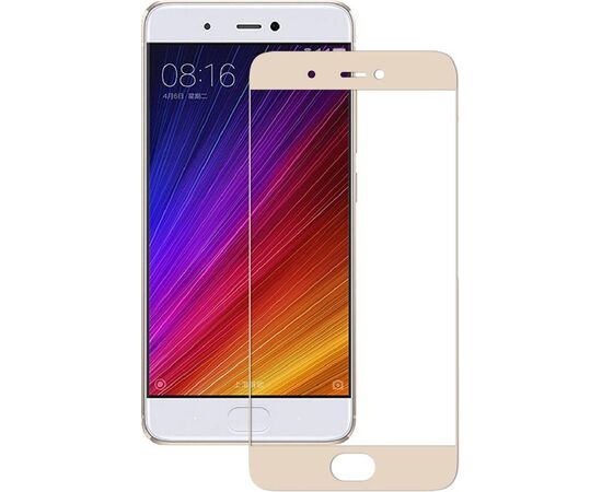 Придбати Защитное стекло Mocolo 2.5D Full Cover Tempered Glass Xiaomi Mi 5S Gold, image , характеристики, відгуки