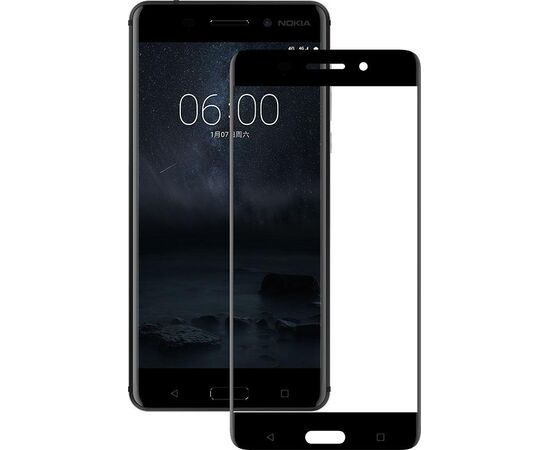 Придбати Защитное стекло Mocolo 2.5D Full Cover Tempered Glass Nokia 6 Black, image , характеристики, відгуки