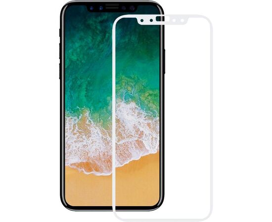 Придбати Защитное стекло Mocolo 3D Full Cover Tempered Glass iPhone X/XS/11 Pro White, image , характеристики, відгуки