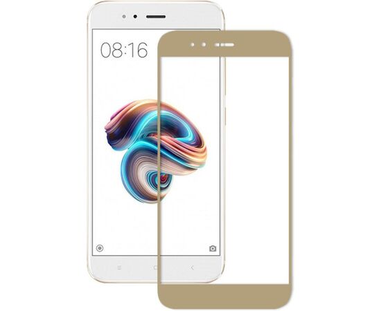 Купить Защитное стекло Mocolo 2.5D Full Cover Tempered Glass Xiaomi Mi5x/MiA1 Gold, фото , характеристики, отзывы