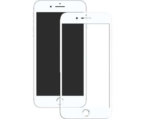 Придбати Защитное стекло Mocolo 3D Full Cover Tempered Glass iPhone 7/8/SE 2020 Matt White, image , характеристики, відгуки