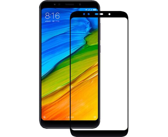 Придбати Защитное стекло Mocolo 2.5D Full Cover Tempered Glass Xiaomi Redmi 5 Black, image , характеристики, відгуки