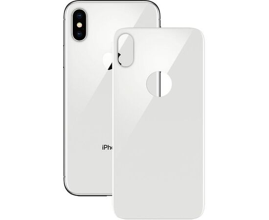 Придбати Защитное стекло Mocolo 3D Backside Tempered Glass iPhone X Silver, image , характеристики, відгуки