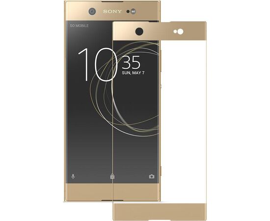 Купить Защитное стекло Mocolo 3D Full Cover Tempered Glass Sony Xperia XA1 Ultra Dual (G3212) Gold, фото , характеристики, отзывы