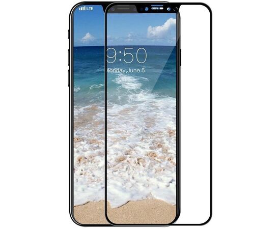 Придбати Защитное стекло TOTO 5D Full Cover Tempered Glass iPhone X/XS/11 Pro Black, image , характеристики, відгуки