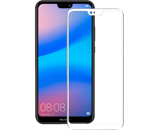 Придбати Защитное стекло Mocolo 2.5D Full Cover Tempered Glass Huawei P20 lite full glue White, image , характеристики, відгуки