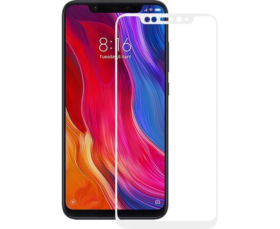 Купить Защитное стекло Mocolo 2.5D Full Cover Tempered Glass Xiaomi Mi 8 White, фото , характеристики, отзывы