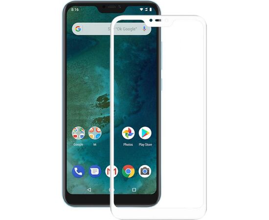 Купить Защитное стекло Mocolo 2.5D Full Cover Tempered Glass Xiaomi Mi A2 Lite White, фото , характеристики, отзывы